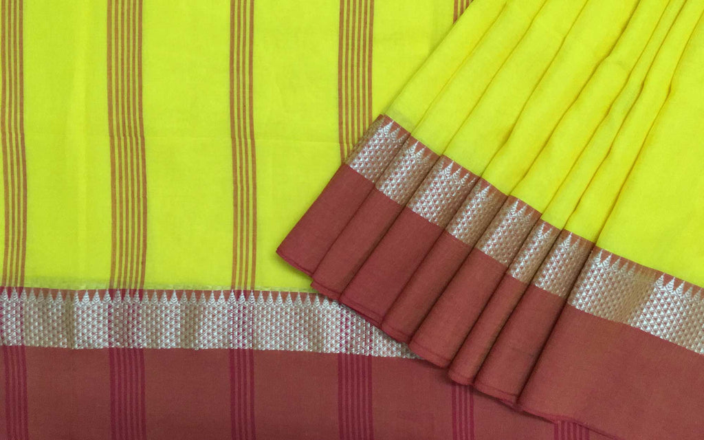 Handmade linen cotton sari