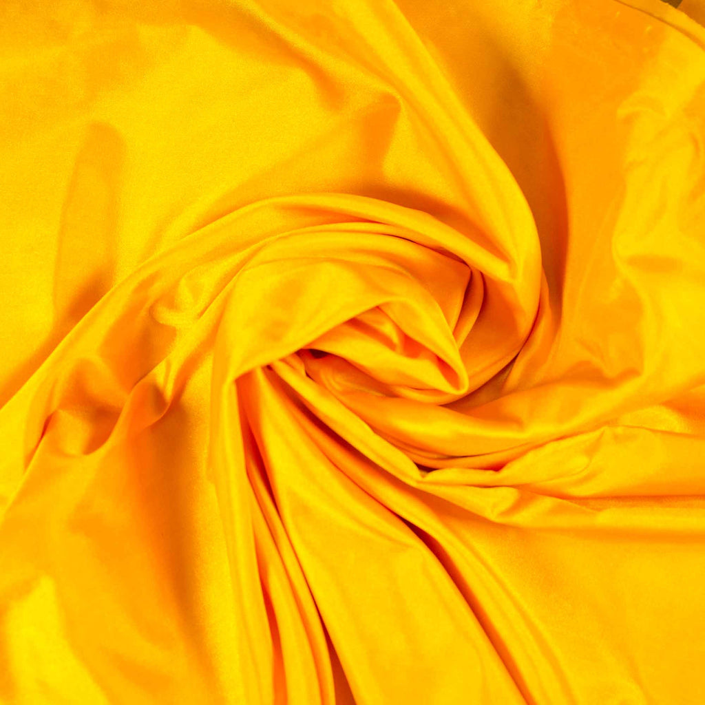 Indian silk fabric in sunny yellow
